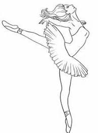 How To Draw Easy Barbies Dance Coloring Pages Ballerina Coloring Pages Ballerina Printable