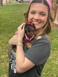 Ruby is in her gardening era 🐶🌱🍅