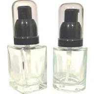 Frasco de Vidro 30ml e Válvula Pump Bomba e Copinho Protetor Luxo Para  Cremes C/2