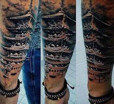 Top 103 Best Japanese Tattoos For Men Improb Japanese Temple Tattoo Temple Tattoo Tattoos For Guys