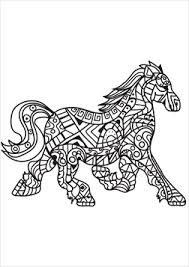 Kleurplaat paardenhoofd elegant tekening paard makkelijk archidev. Kids N Fun 30 Kleurplaten Van Paarden Mozaiek