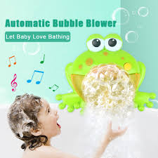 Instead, they'll delight babies with their spinning, rattling fun. Baby Bubble Machine Big Frogs Automatic Bubble Maker Music Bath Toy Baby Gear City