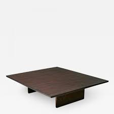 This classic table's top and legs are shaped by molding thin wood veneers under heat and pressure. Axel Vervoordt Axel Vervoordt Wenge And Bamboo Coffee Table 1980 S