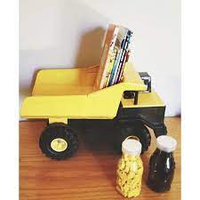 Instagram Photo From Thewhitepicketcottage A Unique Way To Display Your Books And Lego In A Funky Boy Storage Kids Room Boys Truck Bedroom Boy Toddler Bedroom