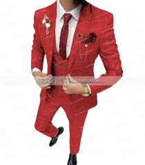 Günstige preise & mega auswahl für estivo. Abito Estivo Da Uomo 3 Pezzi Abiti Da Uomo Reali Plaid Abiti Da Sposa Slim Fit Smoking Da Sposo In Lana Tweed Per Matrimonio Cappotto Pantaloni Gilet Completi E Blazer Da Uomo