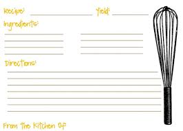 Free Editable Recipe Card Templates For Microsoft Word Free Download Recipe Cards Printable Free Printable Recipe Cards Recipe Template For Word