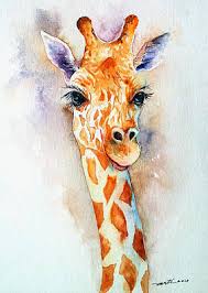 Standing Tall Giraffe By Arti Chauhan In 2021 Giraffe Art Giraffe Painting Animal Paintings