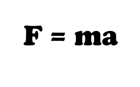 Newton's second law of motion is f = ma, or force is equal to mass times acceleration. The Formula For Force Is Shown As Force Equals Mass Times Acceleration Force Can Be Calculated With Anything As Long As Ther Math Equations Mass Times Physics
