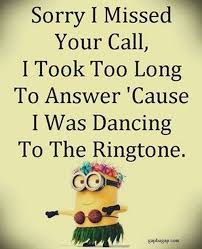 Funny Jokes About Missed Calls By Minions Minions Funny Funny Minion Pictures Funny Minion Quotes