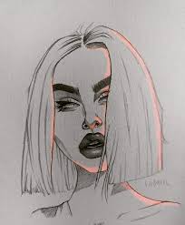 Also, we share cool drawing. Alice Bn On Instagram Sketch Inspired By Angelganev Reference From Pinterest I Want Art Drawings Sketches Creative Cool Art Drawings Art Drawings Simple