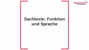 Sachtexte klasse 6 zum ausdrucken from www.lehrerbuero.de. Funktion Und Sprache Von Sachtexten Deutsch Klasse 10