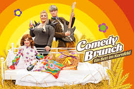 Ein bett im kornfeld mach ich uns irgendwo. Comedy Brunch Mit Trio Expertease Ein Bett Im Kornfeld