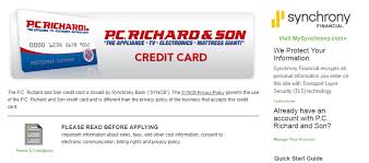 Richard and son credit card and processing the applications through a computerized program. Pc Richards Credit Card Zimer