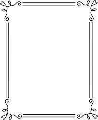 Men can easily choose plain black backgrounds as wall paper of their electronic devices. Simple Elegant Black Frame 2 Free Clip Art Clip Art Borders Simple Borders Easy Frame