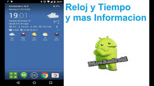 El Mejor Widget Reloj Transparente Y Tiempo Youtube