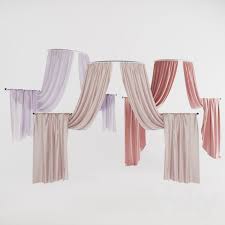 3d Models Curtain Half Round Curtains 01 Fabric Decor Curtains Stylish Curtains