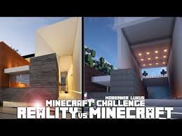 challenge realitat vs minecraft modern house creatoarquitectos minecraft inspiration ger design fur zuhause modernen luxus haus