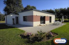 vue principale de notre maison maison toit plat constructeur maison maison