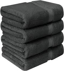 Provance hotel luxury jacquard towel set from $ 19.00 $ 89.99. Towel Sets Home Kitchen Luxury 10 Pieces Towel Set Bale 100 Egyptian Cotton Towels Includes 4 Face Cloths Black 2 Bath Towels 400 Gsm Large Super Soft Combed High Quality Bathroom Towels 4 Hand Towels