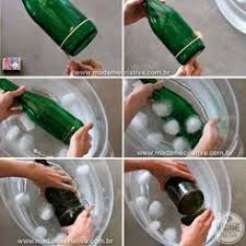 Couper Bouteille De Verre Bougies Dans Bouteille De Vin Bricolage A Base De Bouteilles Bouteille De Vin
