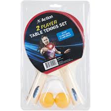 Product title abco tech ping pong paddle set table tennis set 4 premium rackets 6 balls rubber. Action 2 Player Table Tennis Set Big W