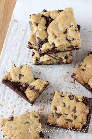 Chocolate Chip Cookie Brownie Bars Baked By Rachel Chocolate Chip Cookie Brownies Cookie Brownie Recipe How Sweet Eats