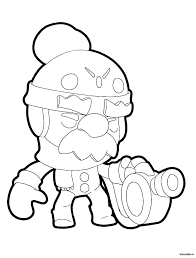 Dibujos De Brawl Stars Para Colorear Tick