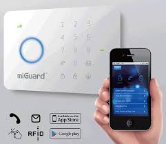 New Wireless Diy Smart Home Alarm Features Sms Text Apps And Rfid Domotique Maison Maison Intelligente Domotique