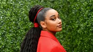 Every time you make a new braid stitch, add more hair from the row, and continue until you reach the nape of your neck. Amandla Stenberg Wears Rainbow Knotted Box Braids Hairstyle Teen Vogue