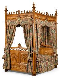 A French Gothic Revival Tester Bed Circa 1880 Bedroom Furniture For Sale Gothic Bedroom Furniture Gothic Furniture