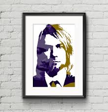 Kurt Cobain Wall Art Nirvana Wall Art Pop Art Print Wall Etsy Music Wall Art Pop Art Pop Art Print