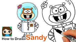 Spongebob coloring pages for kids you can print and color. How To Draw Sandy Spongebob Squarepants Youtube