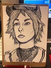 Who is the subject of the doodle?