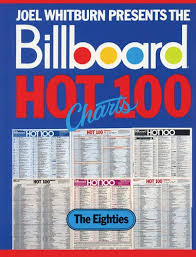 The hot 100 is the united states' main singles chart, compiled by billboard magazine based on sales, airplay and streams in the us. Billboard Hot 100 Charts The Eighties Record Research Series Whitburn Joel 9780898200799 Amazon Com Books