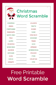 Maybe you would like to learn more about one of these? Santa S Christmas Word Scramble Activity Page Mama Likes This