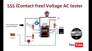 Make sure that you check. 555 Contact Free Voltage Detector Youtube