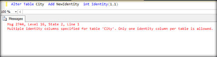 Working With Identity Column After Table Creation In Sql Server