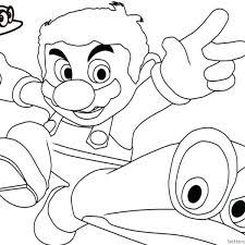 Listed below are 20 super mario. Super Mario Odyssey Coloring Pages Coloring Home