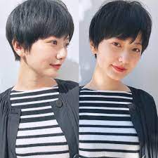 ユタカ ミヤザキさんはinstagramを利用しています リアルサロンワーク ノリでロングからハンサムショートにばっさりイメチェン スライドするとビフォーが見れます 50センチは切りました 周りからも凄く好評だったみたいで良かったです またメンテナンスに