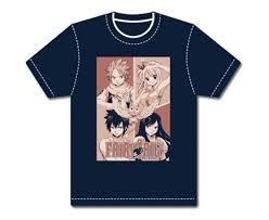 True anime fans buy and collect their favourite series or perfectly reproduce the characters with elaborate cosplay. Anime Merchandise Fairy Tail Group T Shirt Dekai Anime Officially Licensed Anime Merchandise