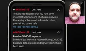 (this will be either because you've tested positive for coronavirus or you've recently been in. Coronavirus Uk Nhs App Test Message Tells People To Self Isolate Daily Mail Online
