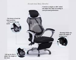Geri chairs (or geriatric chairs) are large padded chairs with wheeled bases, and are designed to assist seniors with limited mobility. Mesh Back Tilt Able Recliner Chair With Foot Rest Games Consoles For Sale In Others Kuala Lumpur Mudah My