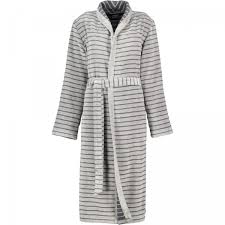 Cawö Damen Bademantel Schalkragen Shades 1491 - Farbe: stein - 77 | Damen |  Bademantel | Handtuch-Welt.de