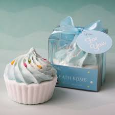 2.5 inches square **includes 12 inches of 1/8 inch thick ribbon (ribbon comes 75 Adorable Blue Cupcake Bath Bomb Fizzer Baby Shower Favors Ebay
