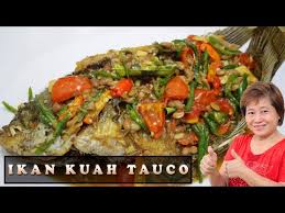 Ikan nila bumbu taoco pedas, aroma taoco dengan rasa pedasnya menghasilkan rasa yang sulit ditolak. Bawal Masak Tauco Resep 149