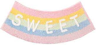 A wide variety of rainbow rug options are available to you, such as technics, use, and material. Amazon Com Cute Soft Small Rainbow Shaped Arc Mat For Bathroom Showroom Bathmat Non Slip Bath Rugs Play Carpet Area Rug For Kids Photography Props Kitchen Dining
