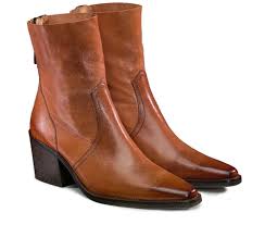 Online shoppen, kostenlos in der filiale abholen. Schuhknopf Onlineshop Paul Green Stiefelette Reissverschluss Leder Cognac Braun 9803 Online Kaufen