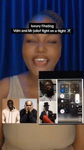 VDM and Mr Jollof's Dramatic Plane Altercation Caught