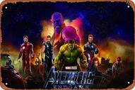 Amazon.com: Avengers: Endgame Poster Vintage Metal Tin Sign Retro ...