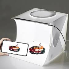 Folding Light Box Photography Photo Studio Box With Led Strip Lights For Small Articles Photography Wish